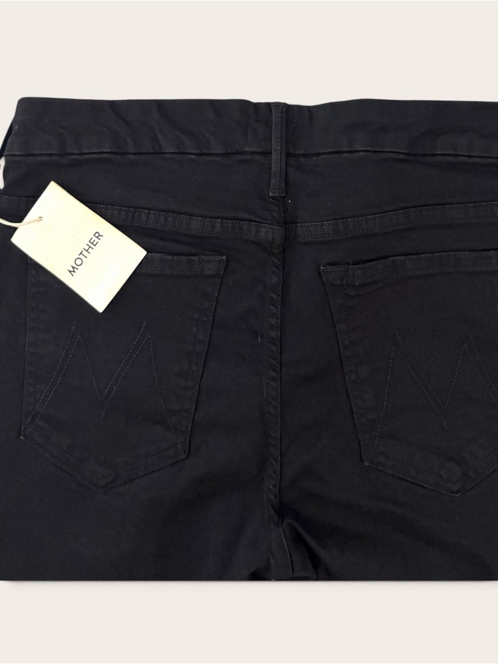 MOTHER Black Skinny Jeans - Sleek High-Rise - Picture 6 of 11